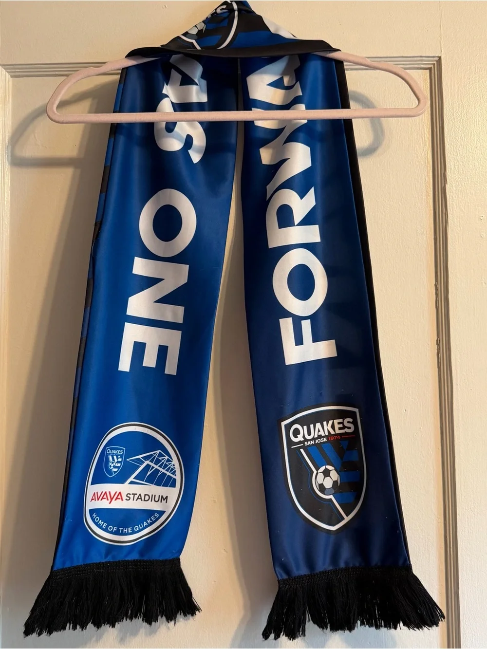 San Jose Earthquakes Avaya Stadium Blue Scarf Quakes